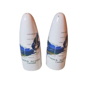 Vintage Nova Scotia salt and pepper shakers